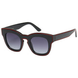 Black & Red sketchy wayfarers