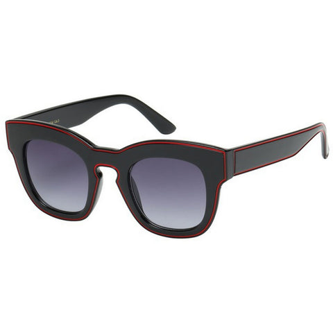 Black & Red sketchy wayfarers