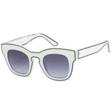 White sketchy wayfarers