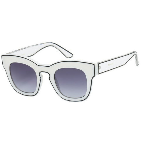 White sketchy wayfarers