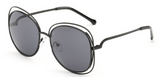queen b sunglasses in black