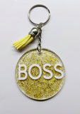 Goddess Boss keychain rear