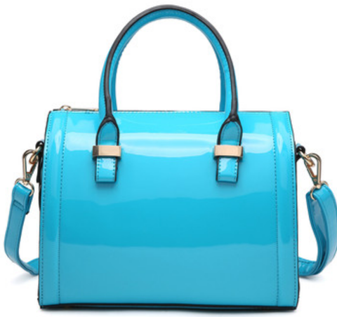 sky blue satchel