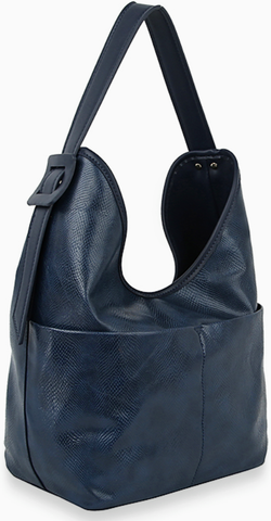 High Fashion Shoulder Bag in Navy