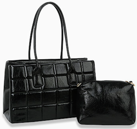 black vogue tote