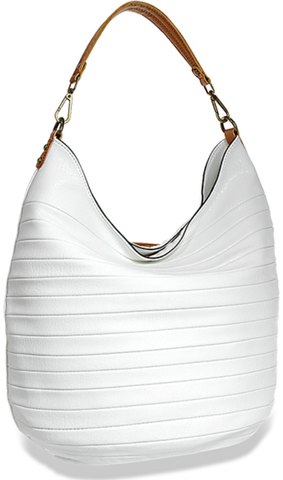 white shoulder bag