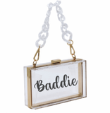Personalized Acrylic Clutch