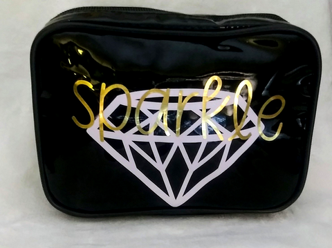 SP Black Travel Makeup Bag