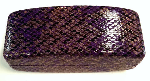 sunglasses case in purple