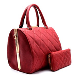 frame roll bag set red