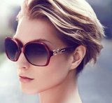 glam sunglasses on model