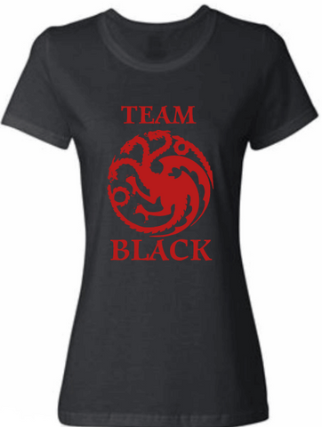 Team Black T-shirt Black