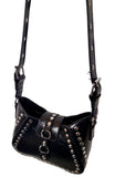 Studded CrossBody Saddle Bag