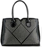Diamond Pattern Top Handle Bag