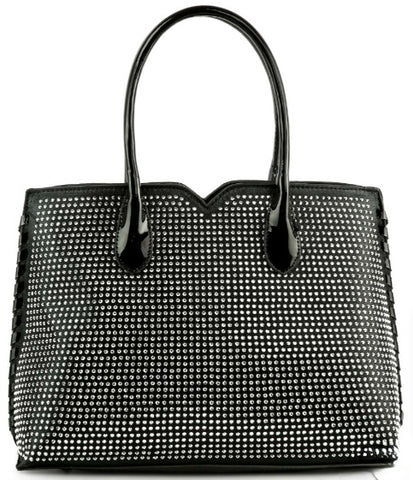 Scattered Diamond Top Handle Bag