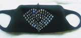Studded light-weight nylon face covering