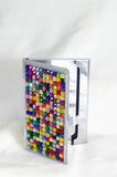 rainbow biz card holder