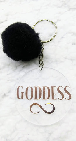 Goddess keychain