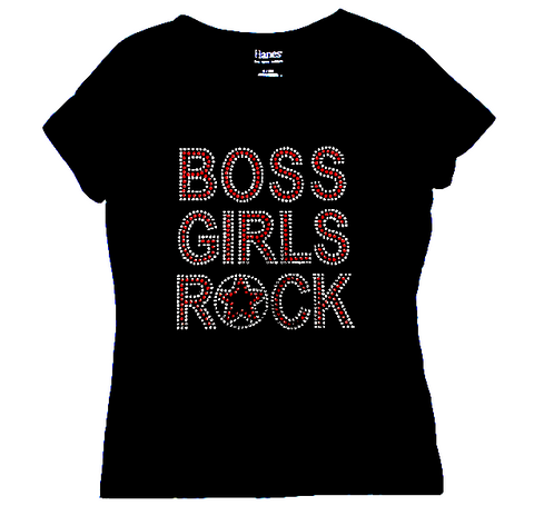boss girls rock tee