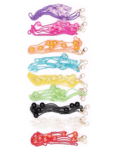 Beaded Lanyards for Face Masks 9 Colors