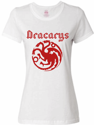 Dracarys T-shirt White
