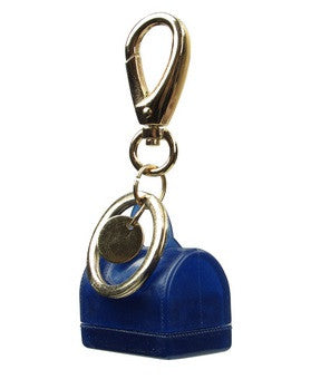 jelly key ring blue