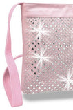 pastel pink cross body bag close