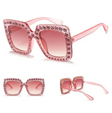 rose studded sunglasses