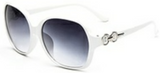glam sunglasses in white
