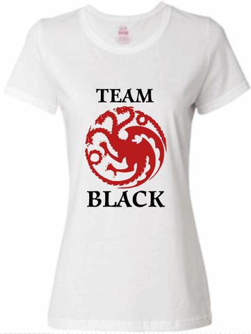 Team Black T-shirt White