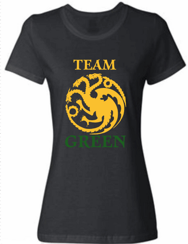 Team Green T-shirt Black